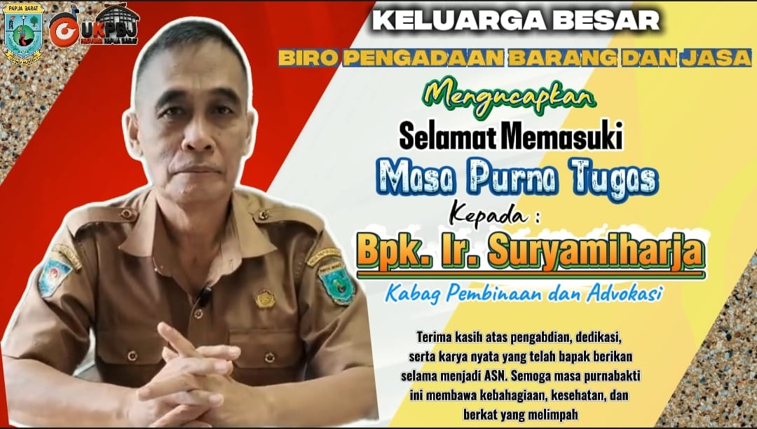 Perpisahan Purna Tugas Bapak.Ir.Suryamiharja