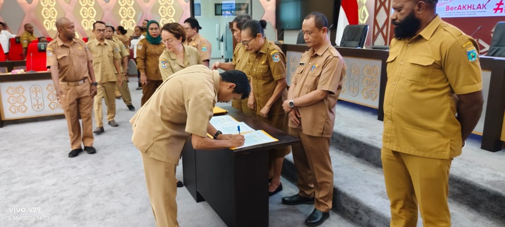 Dokumentasi Penandatanganan pakta integritas